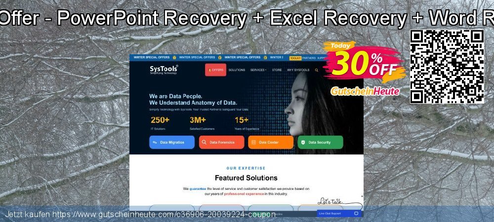 Bundle Offer - PowerPoint Recovery + Excel Recovery + Word Recovery erstaunlich Nachlass Bildschirmfoto