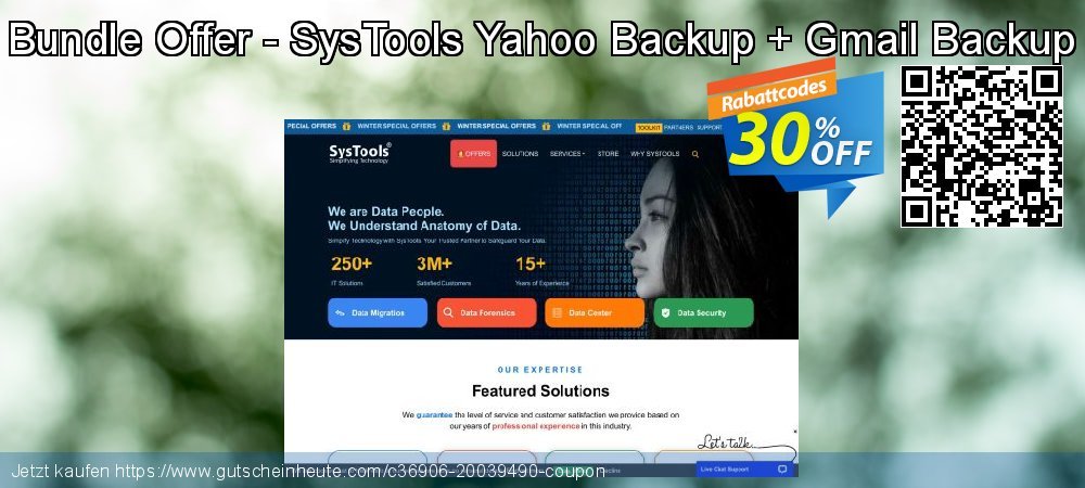 Bundle Offer - SysTools Yahoo Backup + Gmail Backup umwerfende Sale Aktionen Bildschirmfoto