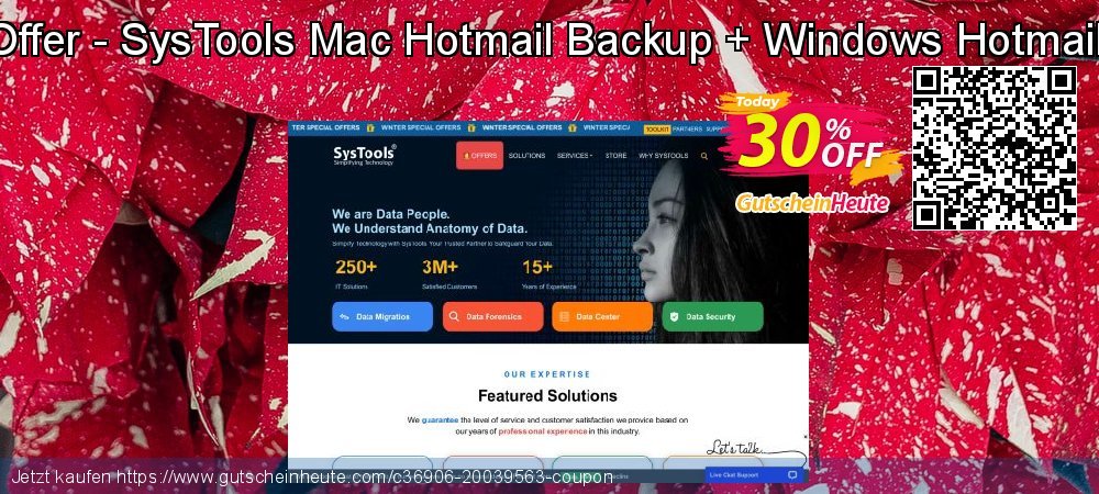 Bundle Offer - SysTools Mac Hotmail Backup + Windows Hotmail Backup besten Promotionsangebot Bildschirmfoto