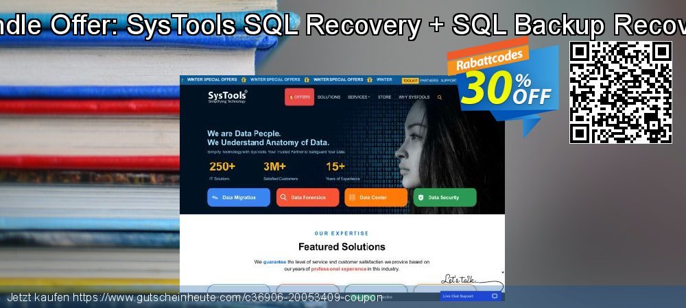 Bundle Offer: SysTools SQL Recovery + SQL Backup Recovery umwerfende Preisreduzierung Bildschirmfoto