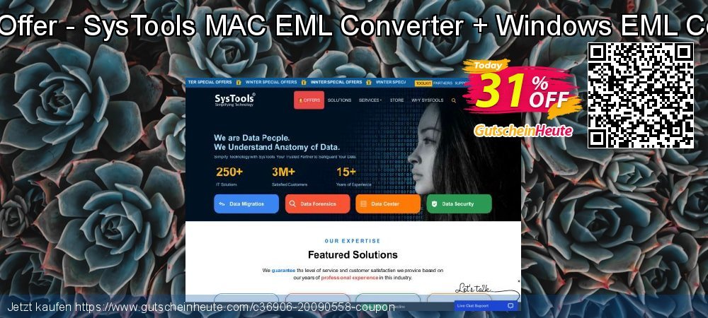 Bundle Offer - SysTools MAC EML Converter + Windows EML Converter besten Sale Aktionen Bildschirmfoto