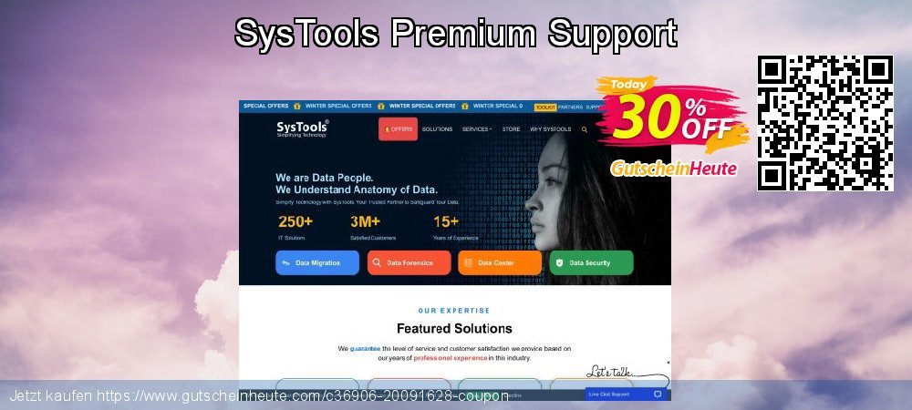 SysTools Premium Support Exzellent Beförderung Bildschirmfoto