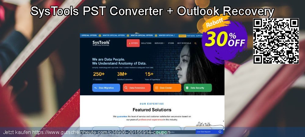 SysTools PST Converter + Outlook Recovery super Ermäßigung Bildschirmfoto