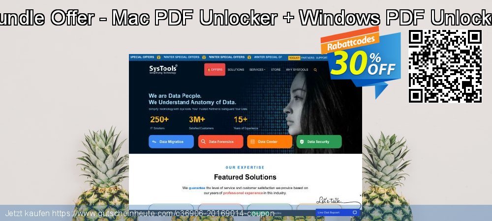 Bundle Offer - Mac PDF Unlocker + Windows PDF Unlocker klasse Rabatt Bildschirmfoto