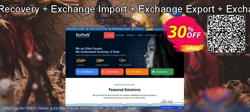 Special Offer: Exchange Recovery + OST Recovery + Exchange Import + Exchange Export + Exchange EDB to NSF + EDB to PDF Converter überraschend Ermäßigung Bildschirmfoto