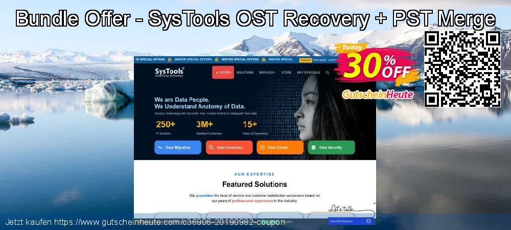 Bundle Offer - SysTools OST Recovery + PST Merge toll Promotionsangebot Bildschirmfoto