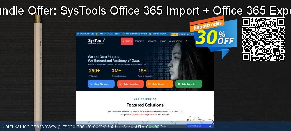Bundle Offer: SysTools Office 365 Import + Office 365 Export genial Nachlass Bildschirmfoto