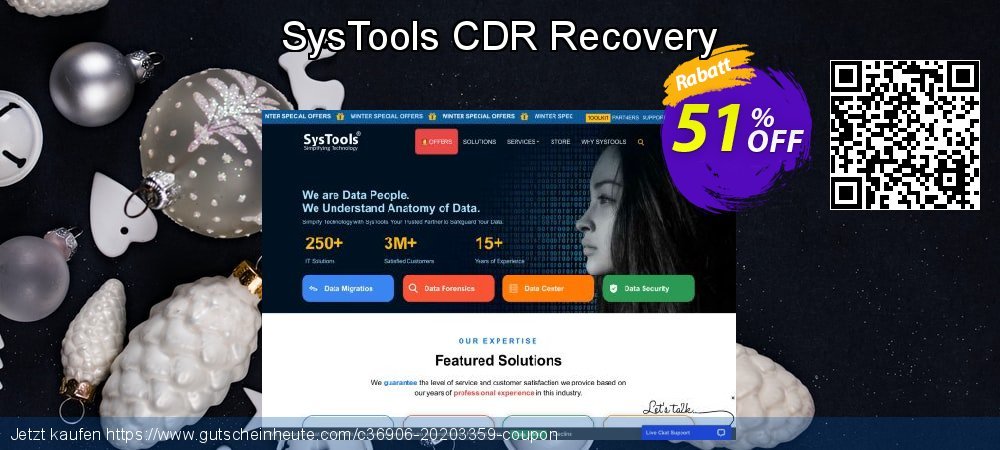 SysTools CDR Recovery aufregende Nachlass Bildschirmfoto