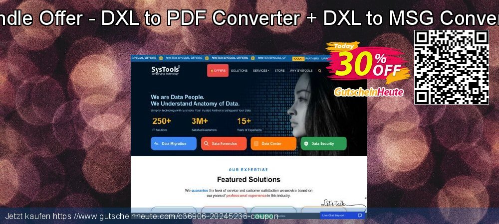 Bundle Offer - DXL to PDF Converter + DXL to MSG Converter aufregenden Außendienst-Promotions Bildschirmfoto