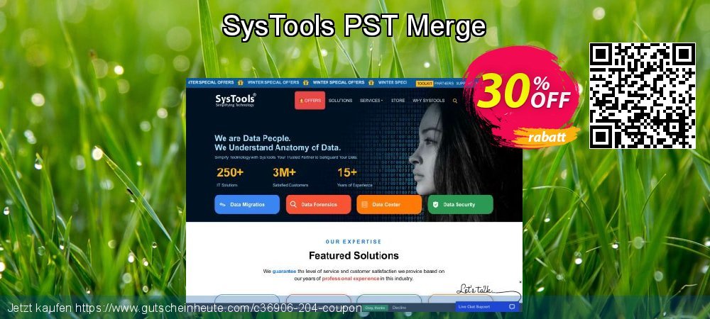 SysTools PST Merge ausschließenden Verkaufsförderung Bildschirmfoto
