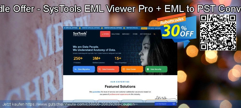 Bundle Offer - SysTools EML Viewer Pro + EML to PST Converter aufregende Preisnachlass Bildschirmfoto