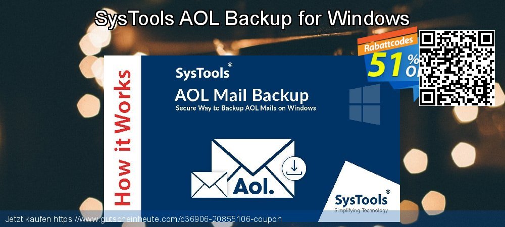 SysTools AOL Backup for Windows klasse Diskont Bildschirmfoto