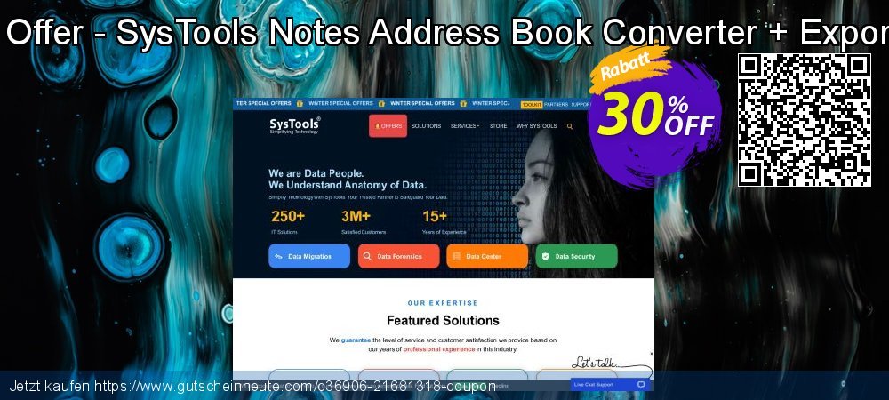 Bundle Offer - SysTools Notes Address Book Converter + Export Notes klasse Ermäßigungen Bildschirmfoto