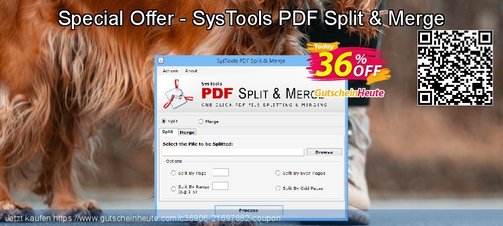 Special Offer - SysTools PDF Split & Merge großartig Ermäßigung Bildschirmfoto