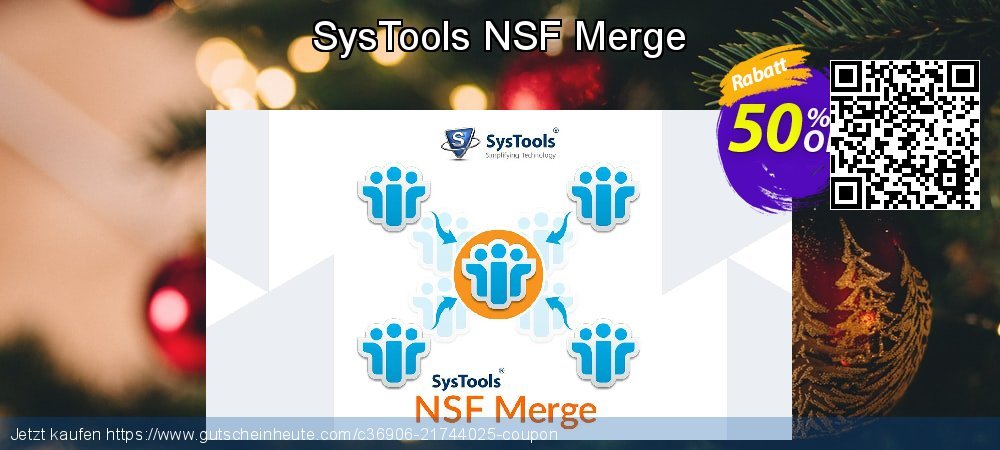 SysTools NSF Merge umwerfende Preisreduzierung Bildschirmfoto