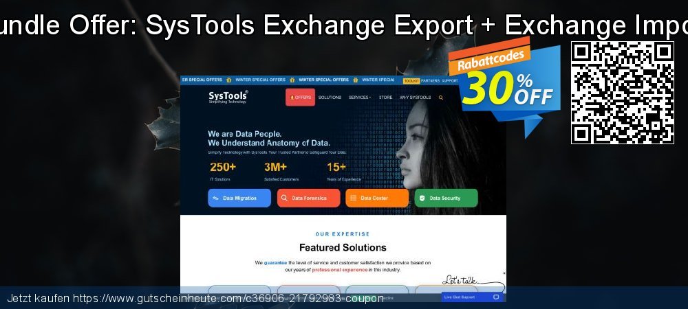 Bundle Offer: SysTools Exchange Export + Exchange Import ausschließlich Ausverkauf Bildschirmfoto