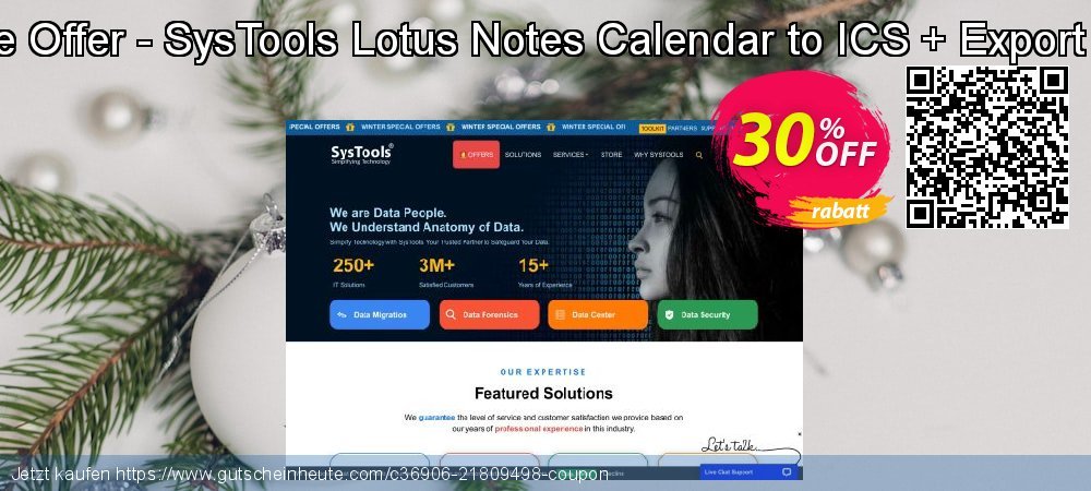 Bundle Offer - SysTools Lotus Notes Calendar to ICS + Export Notes umwerfenden Ermäßigungen Bildschirmfoto