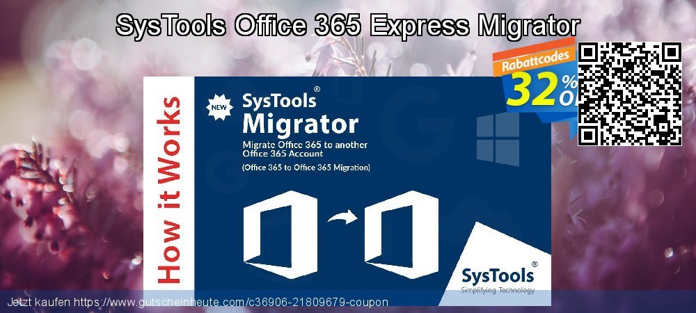 SysTools Office 365 Express Migrator Exzellent Preisreduzierung Bildschirmfoto