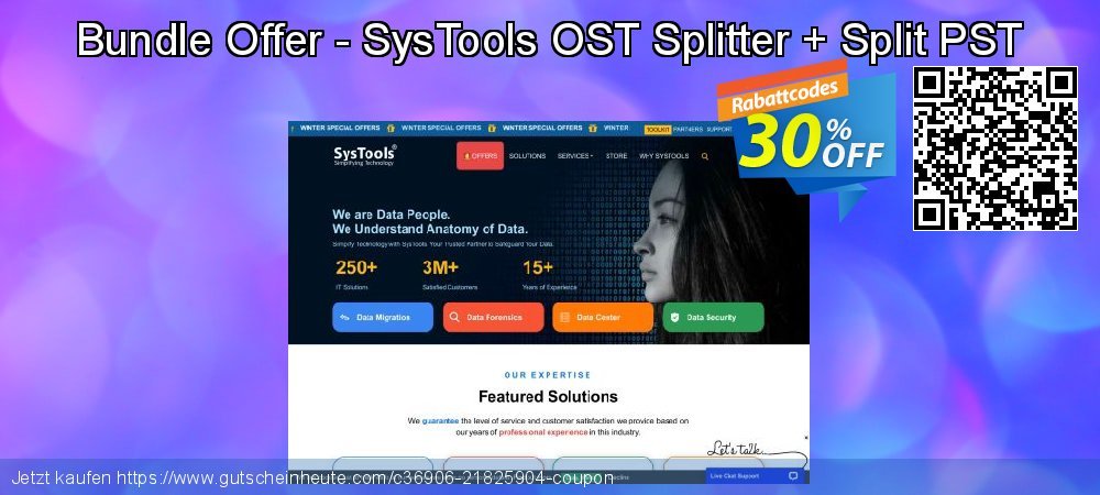 Bundle Offer - SysTools OST Splitter + Split PST uneingeschränkt Preisnachlässe Bildschirmfoto