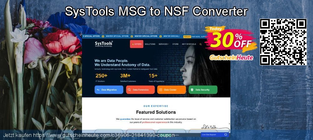 SysTools MSG to NSF Converter verwunderlich Ermäßigungen Bildschirmfoto