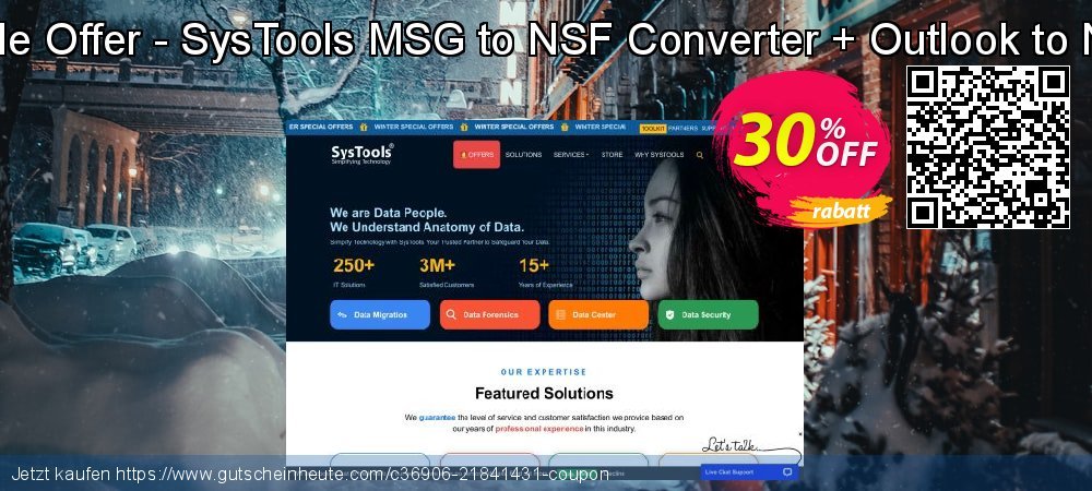 Bundle Offer - SysTools MSG to NSF Converter + Outlook to Notes genial Disagio Bildschirmfoto