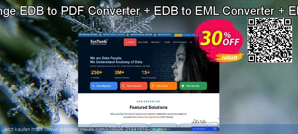 Bundle Offer - Exchange EDB to PDF Converter + EDB to EML Converter + EDB to MSG Converter aufregende Diskont Bildschirmfoto