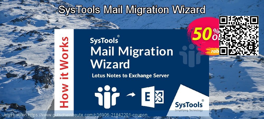 SysTools Mail Migration Wizard aufregenden Preisnachlass Bildschirmfoto