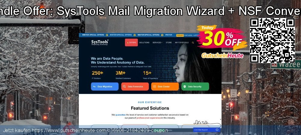 Bundle Offer: SysTools Mail Migration Wizard + NSF Converter verblüffend Rabatt Bildschirmfoto
