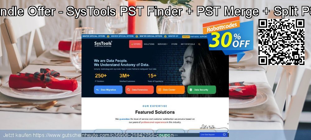 Bundle Offer - SysTools PST Finder + PST Merge + Split PST Exzellent Ermäßigung Bildschirmfoto