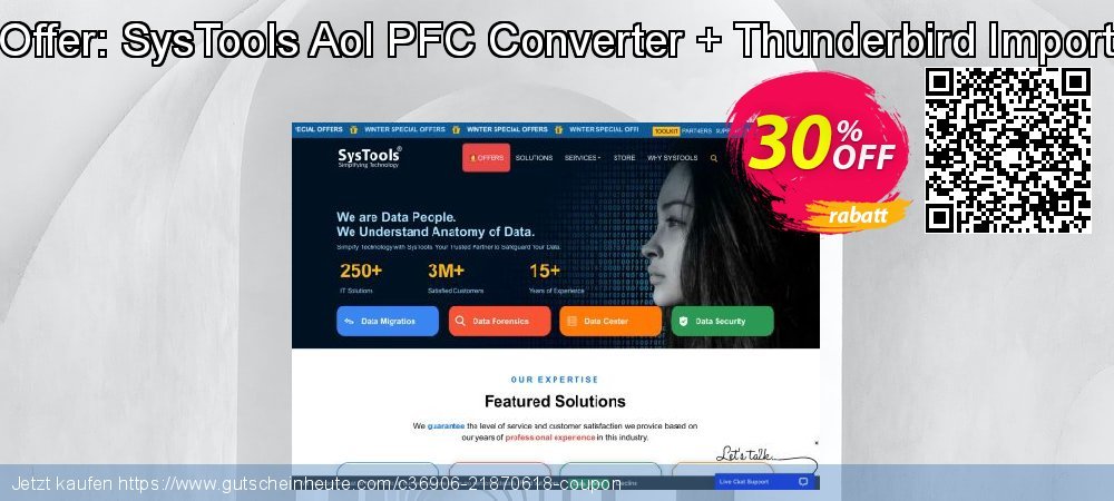 Bundle Offer: SysTools Aol PFC Converter + Thunderbird Import Wizard wunderschön Diskont Bildschirmfoto