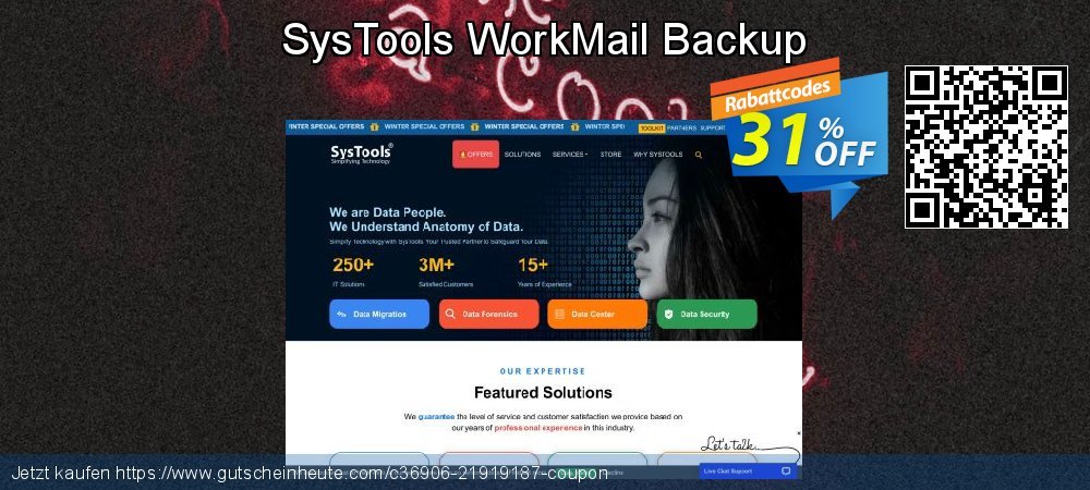 SysTools WorkMail Backup Sonderangebote Diskont Bildschirmfoto