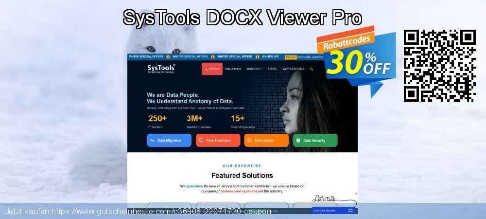 SysTools DOCX Viewer Pro verwunderlich Beförderung Bildschirmfoto