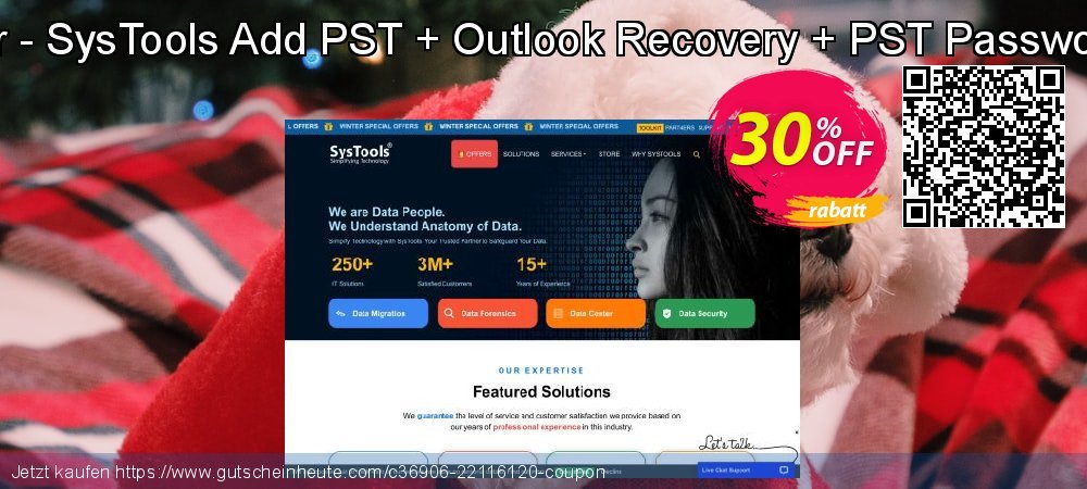 Bundle Offer - SysTools Add PST + Outlook Recovery + PST Password Remover geniale Außendienst-Promotions Bildschirmfoto
