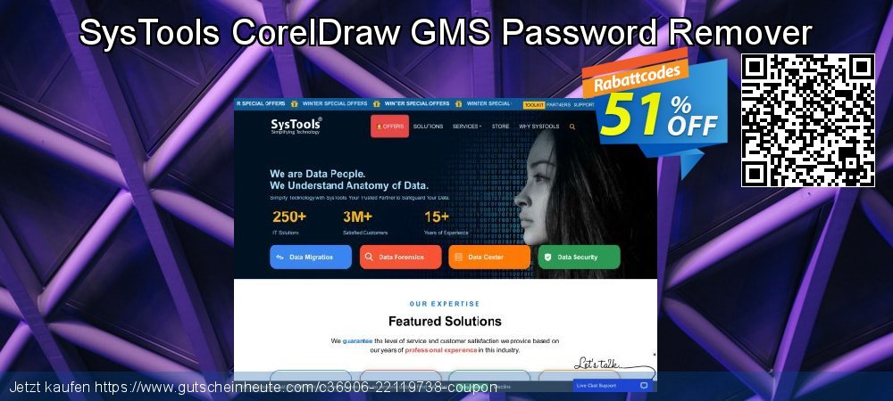 SysTools CorelDraw GMS Password Remover formidable Disagio Bildschirmfoto