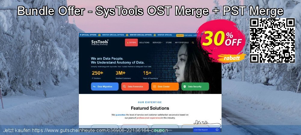 Bundle Offer - SysTools OST Merge + PST Merge wunderschön Preisreduzierung Bildschirmfoto