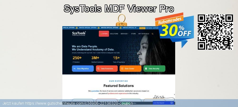 SysTools MDF Viewer Pro verblüffend Beförderung Bildschirmfoto