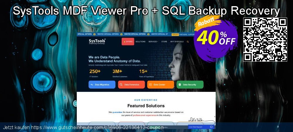 SysTools MDF Viewer Pro + SQL Backup Recovery wunderschön Nachlass Bildschirmfoto