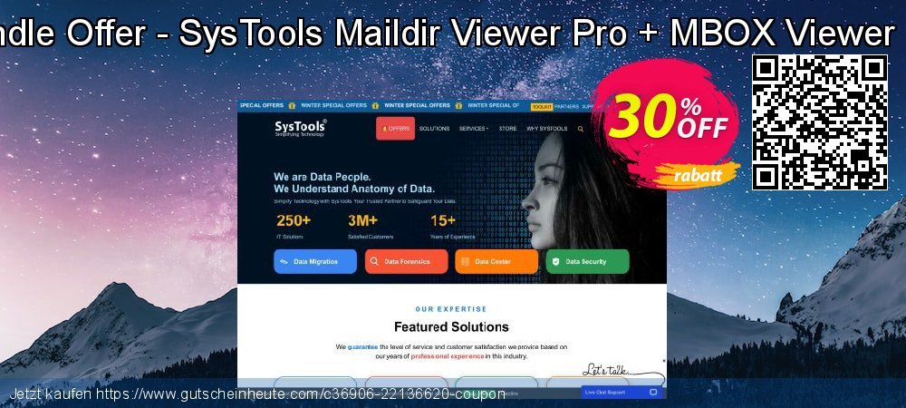 Bundle Offer - SysTools Maildir Viewer Pro + MBOX Viewer Pro besten Verkaufsförderung Bildschirmfoto