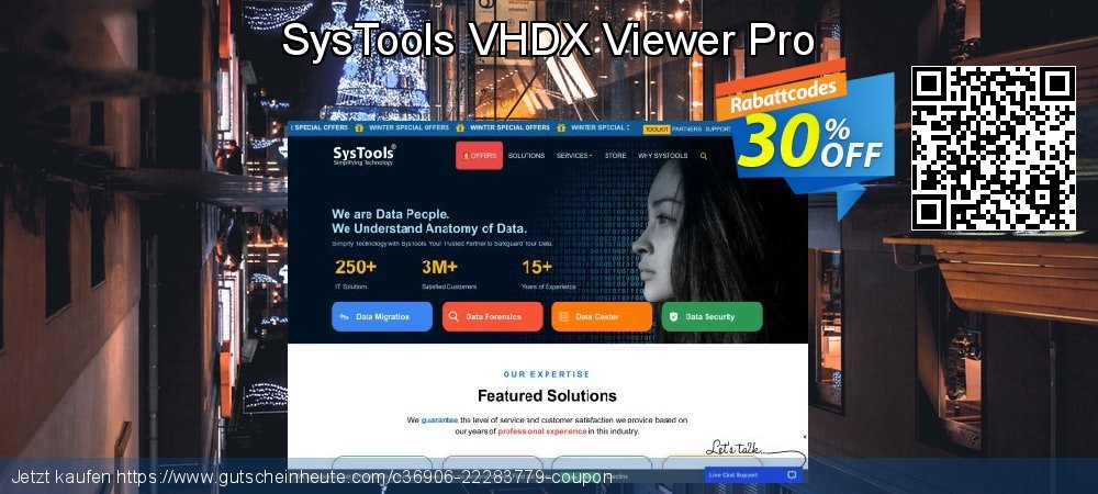 SysTools VHDX Viewer Pro erstaunlich Sale Aktionen Bildschirmfoto