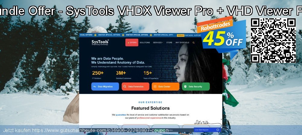 Bundle Offer - SysTools VHDX Viewer Pro + VHD Viewer Pro ausschließenden Ausverkauf Bildschirmfoto