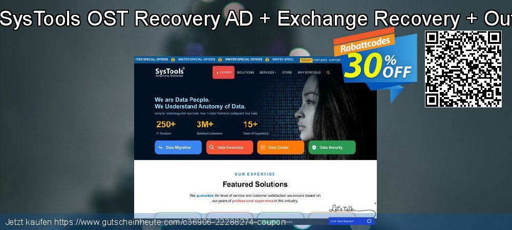 Bundle Offer - SysTools OST Recovery AD + Exchange Recovery + Outlook Recovery erstaunlich Diskont Bildschirmfoto