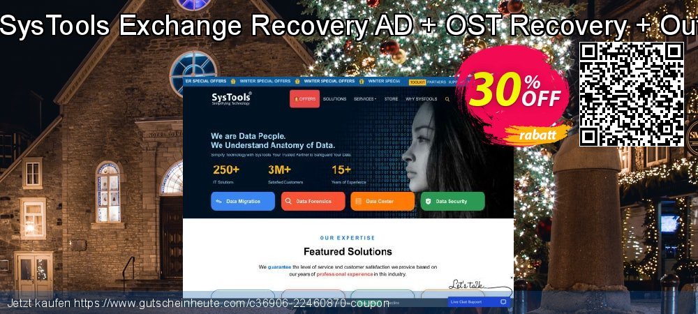 Bundle Offer - SysTools Exchange Recovery AD + OST Recovery + Outlook Recovery umwerfenden Ermäßigungen Bildschirmfoto