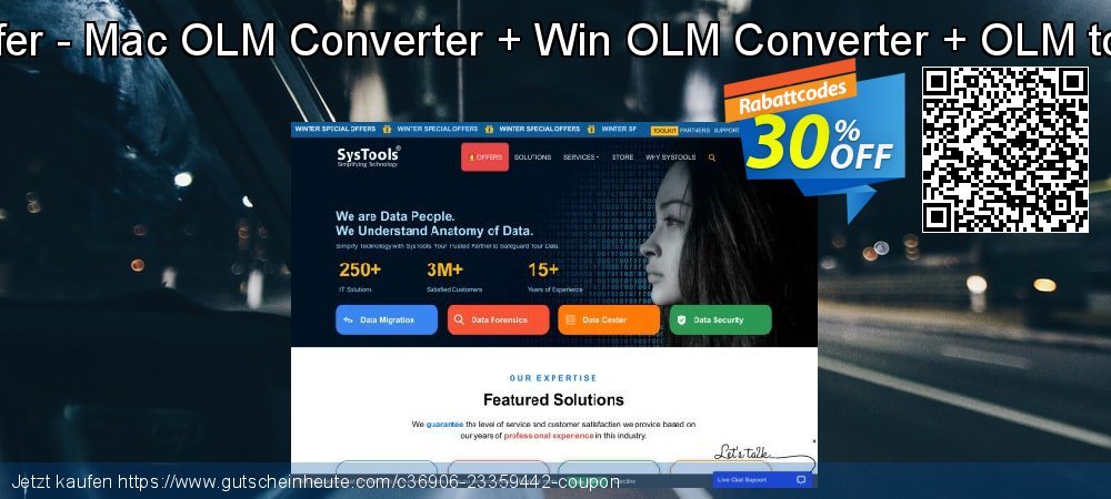 Special Bundle Offer - Mac OLM Converter + Win OLM Converter + OLM to MBOX Converter exklusiv Promotionsangebot Bildschirmfoto