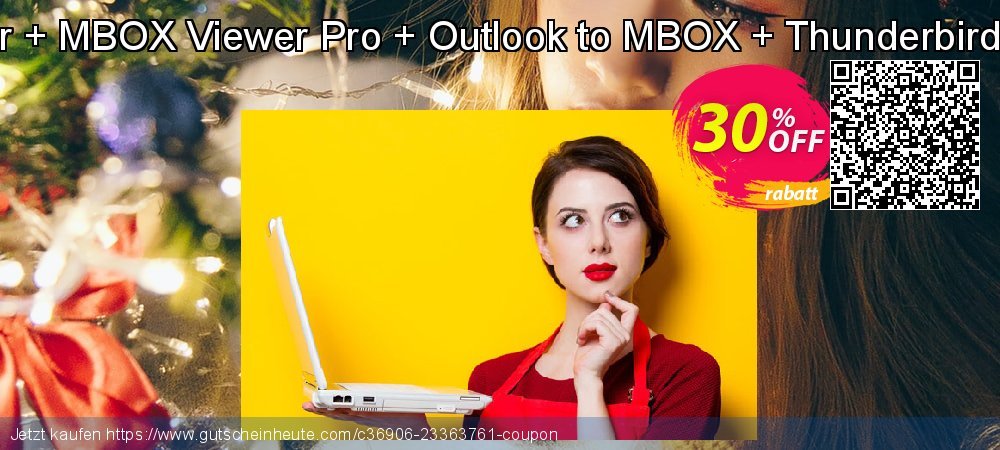 Special Bundle Offer - MBOX Converter + MBOX Viewer Pro + Outlook to MBOX + Thunderbird Address Book Converter + PST Merge wunderbar Nachlass Bildschirmfoto