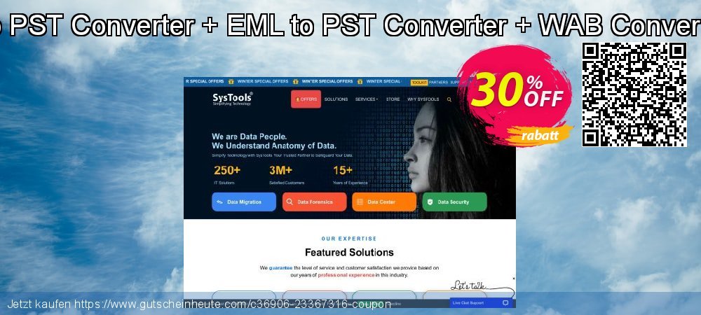 Special Bundle Offer - DBX to PST Converter + EML to PST Converter + WAB Converter + Windows Mail Converter exklusiv Ermäßigung Bildschirmfoto