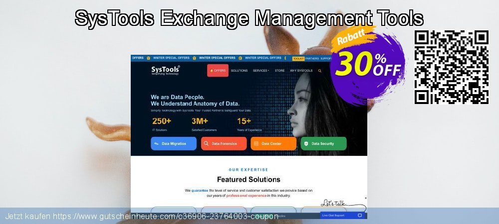 SysTools Exchange Management Tools atemberaubend Sale Aktionen Bildschirmfoto