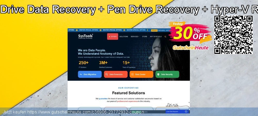 Bundle Offer: SysTools Hard Drive Data Recovery + Pen Drive Recovery + Hyper-V Recovery + VMware Recovery super Angebote Bildschirmfoto