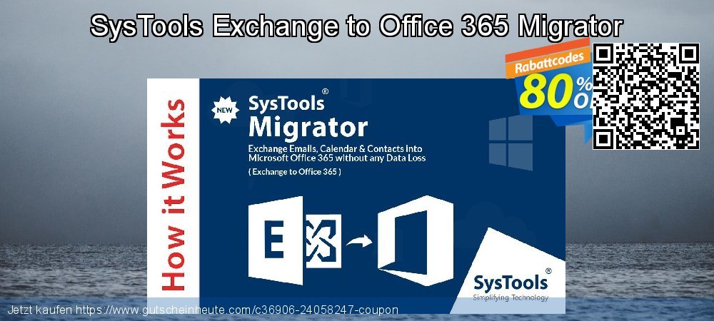SysTools Exchange to Office 365 Migrator ausschließenden Ermäßigung Bildschirmfoto