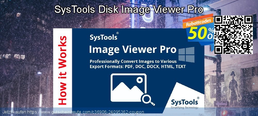 SysTools Disk Image Viewer Pro atemberaubend Außendienst-Promotions Bildschirmfoto