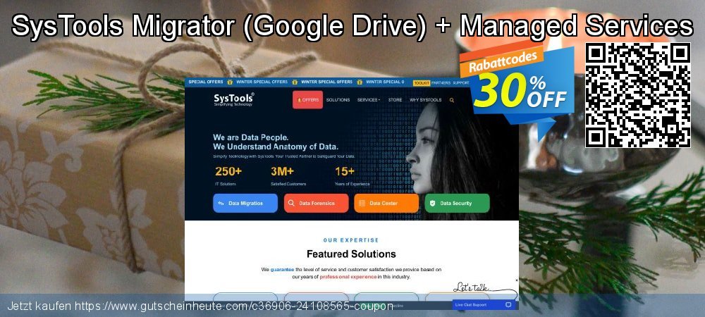 SysTools Migrator - Google Drive + Managed Services fantastisch Nachlass Bildschirmfoto